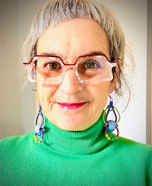 Mi Morse Code: Earrings "I Am"