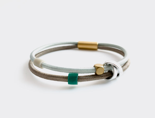 Linear Bracelets: Double and triple cord Bracelets