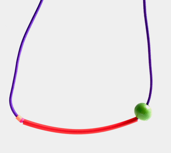 This Colour Line piece hangs 63cm.
