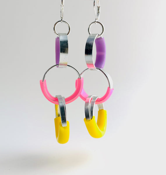 Bubbles: Triple Bubble Earrings