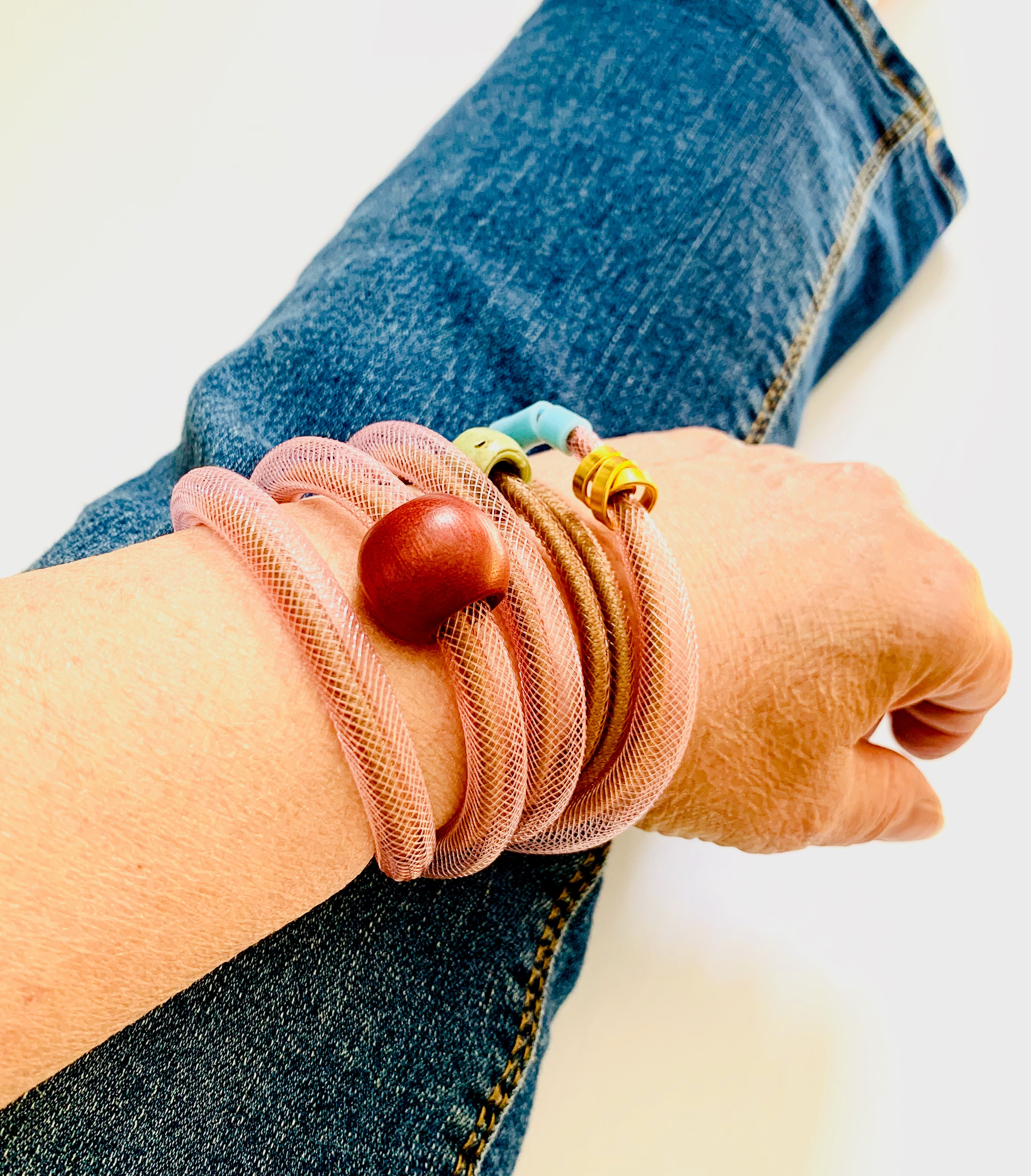 Netted Colour Connect Necklace/Bracelet