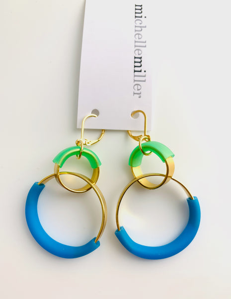 Bubbles: Double Bubble Earrings