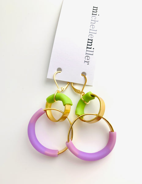 Bubbles: Double Bubble Earrings