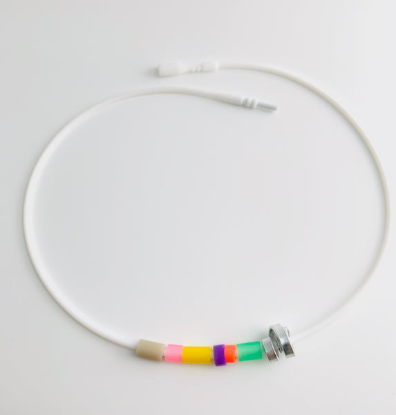Mondrian Rubber Loopt Necklaces