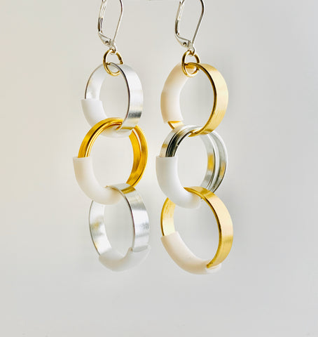 Bubbles: Triple Bubble Earrings