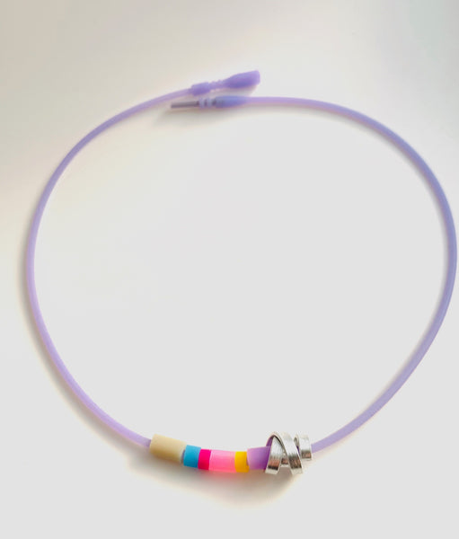 Mondrian Rubber Loopt Necklaces