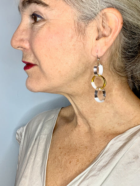 Bubbles: Triple Bubble Earrings