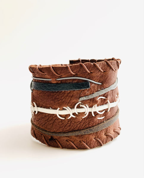 United: Foraging Cuff, Leather Cuff