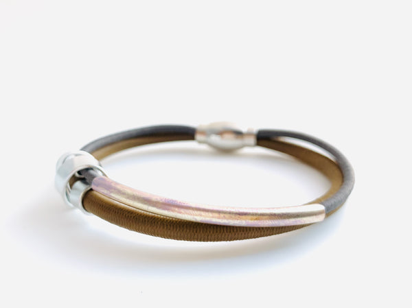 Linear Bracelets: Double and triple cord Bracelets