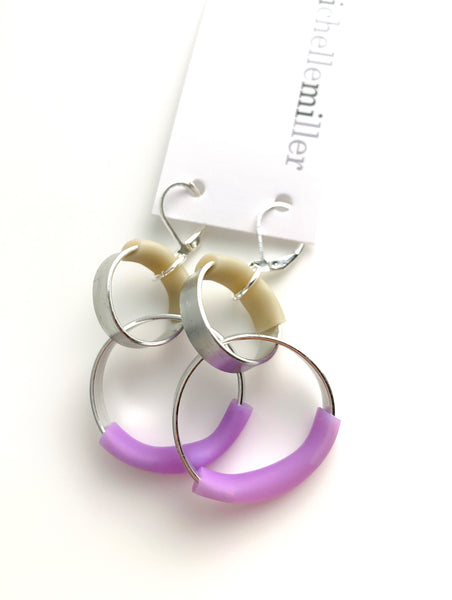 Bubbles: Double Bubble Earrings