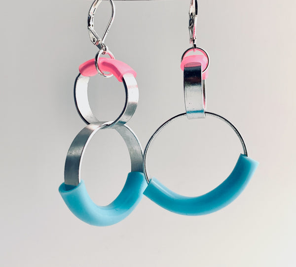 Bubbles: Double Bubble Earrings