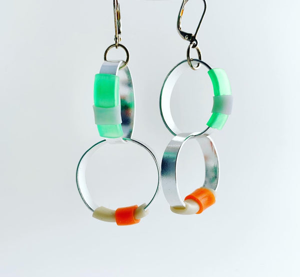 Bubbles: Double Bubble Earrings