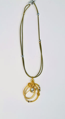 Once Made Necklace: Golden Inter city Necklace