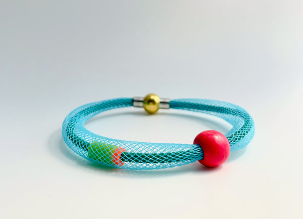 Netted Colour Connect Bracelets