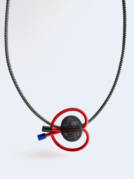Once Made Necklace: Cherry Loop Necklace